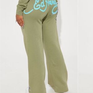 Ed Hardy Olive Green Women's Pants